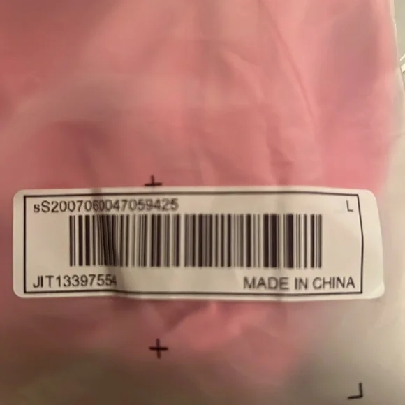 BNWT! Solid Tank Bodysuit Pink L - Picture 3 of 6